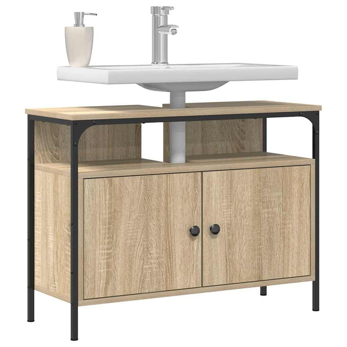 Dulap pentru Chiuveta de Baie cu ușă Maro 80 x 30 x 60 cm - WALTI WALTI