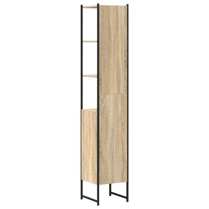 Dulap de Baie cu raft Bej 33 x 33 x 185,5 cm Lemn compozit - WALTI WALTI