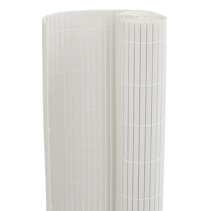 Gard de grădină cu două fețe, alb, 1,8x3 m, PVC - WALTI WALTI