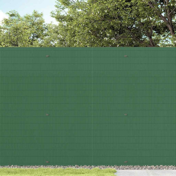 Gard de grădină cu două fețe, verde, 1,8x3 m, PVC - WALTI WALTI