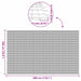Gard de grădină cu două fețe, galben, 1,8x3 m, PVC - WALTI WALTI