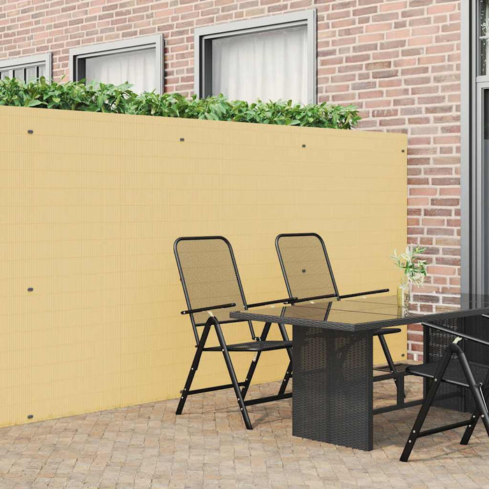 Gard de grădină cu două fețe, galben, 1,8x3 m, PVC - WALTI WALTI