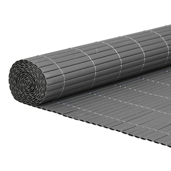 Gard de grădină cu două fețe, gri, 1,8x3 m, PVC - WALTI WALTI