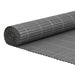 Gard de grădină cu două fețe, gri, 1,8x3 m, PVC - WALTI WALTI