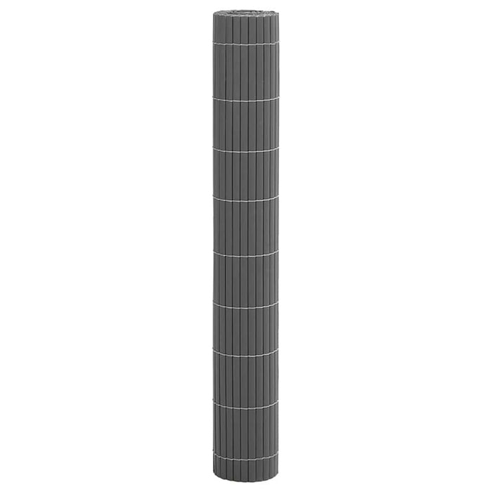 Gard de grădină cu două fețe, gri, 1,8x3 m, PVC - WALTI WALTI