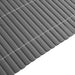 Gard de grădină cu două fețe, gri, 1,8x3 m, PVC - WALTI WALTI