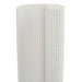 Gard de grădină cu două fețe, alb, 1,8x5 m, PVC - WALTI WALTI