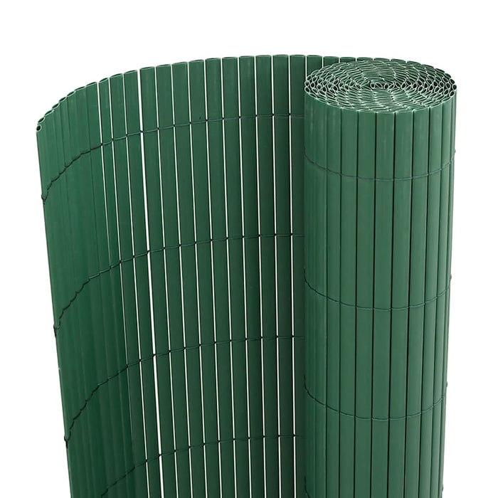 Gard de grădină cu două fețe, verde, 1,8x5 m, PVC - WALTI WALTI