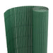Gard de grădină cu două fețe, verde, 1,8x5 m, PVC - WALTI WALTI