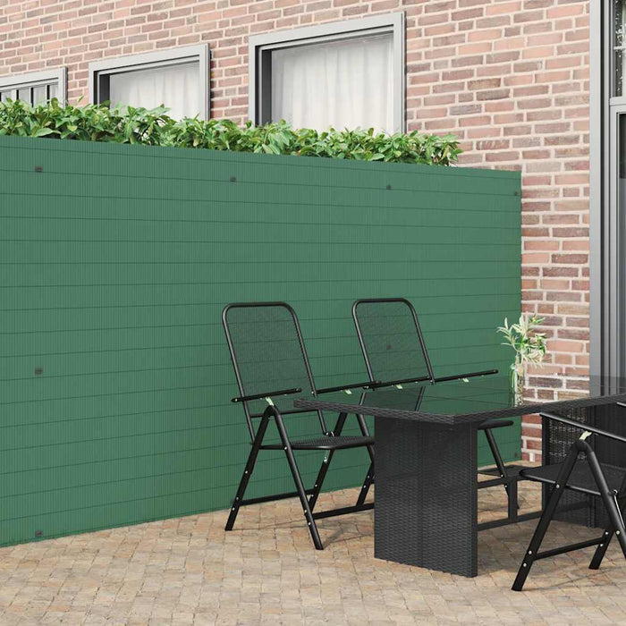 Gard de grădină cu două fețe, verde, 1,8x5 m, PVC - WALTI WALTI