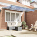 Cortina Retractabilă Manual albastru 250 x 200 cm țesătură - WALTI WALTI