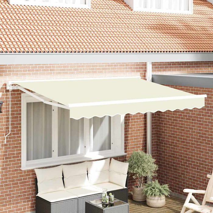 Cortina Retractabilă Crem 250 x 200 cm Poliester și metal - WALTI WALTI