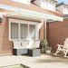 Cortina Retractabilă Crem 250 x 200 cm Poliester și metal - WALTI WALTI
