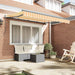 Cortina Retractabilă Manual Galben 250 x 200 cm țesătură - WALTI WALTI