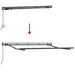 Cortina Retractabilă Manual Galben 250 x 200 cm țesătură - WALTI WALTI