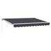 Cortina Retractabilă Antracit 250 x 200 cm Poliester și metal - WALTI WALTI