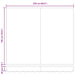 Cortina Retractabilă Manual Burgundy 250 x 200 cm țesătură - WALTI WALTI