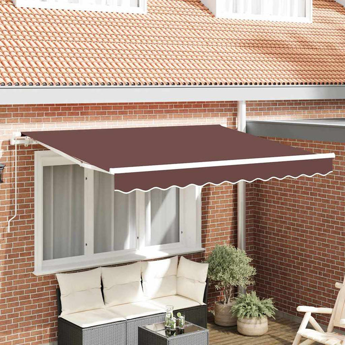 Cortina Retractabilă Manual Maro 250 x 200 cm țesătură - WALTI WALTI