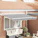 Cortina Retractabilă Antracit și Alb 250 x 200 cm - WALTI WALTI