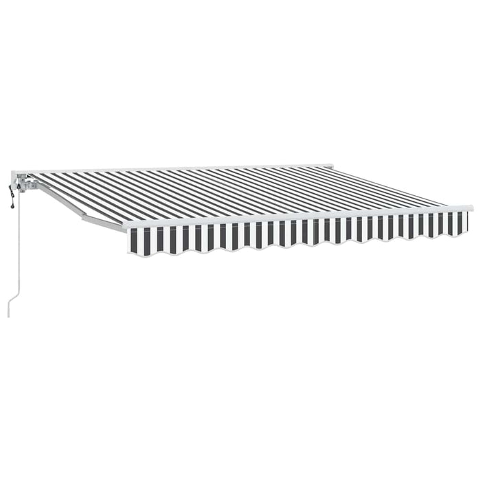 Cortina Retractabilă Antracit și Alb 250 x 200 cm - WALTI WALTI