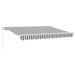 Cortina Retractabilă Manual Antracit 250 x 200 cm țesătură - WALTI WALTI