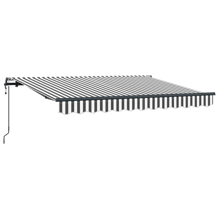 Copertină retractabilă Antracit 250 x 200 cm țesătură WALTI