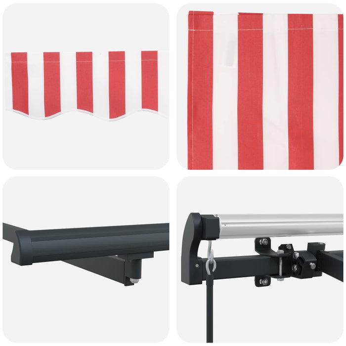 Cortina Retractabilă Roșu 250 x 200 cm țesătură WALTI