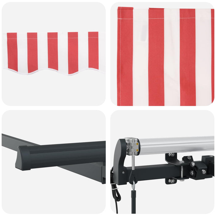 Cortina Retractabilă Roșu 250 x 200 cm țesătură WALTI