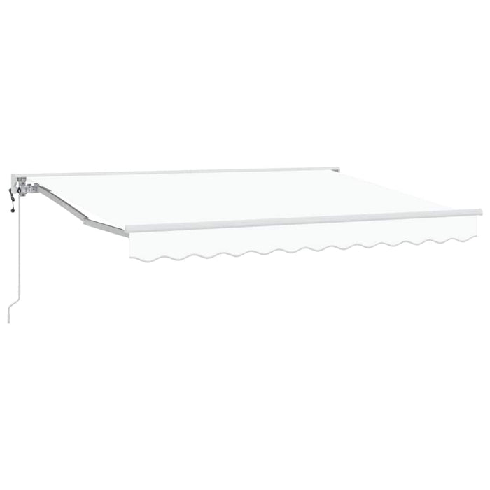 Cadru de copertină Alb 250 x 200 cm Poliester cu Acoperire PU - WALTI WALTI