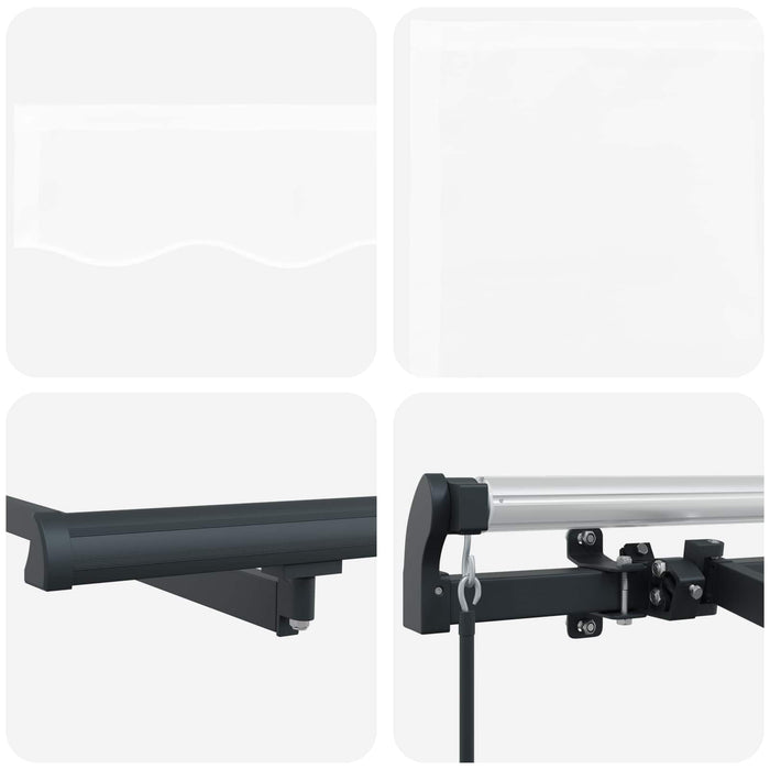 Cortina Retractabilă Manual Alb 250 x 200 cm țesătură - WALTI WALTI