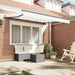 Cortina Retractabilă Manual Alb 250 x 200 cm țesătură - WALTI WALTI
