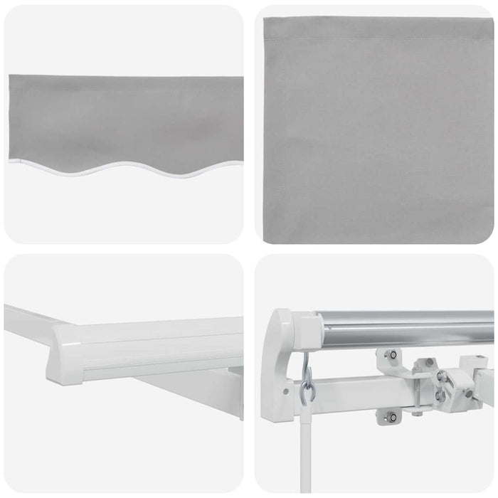 Cortina Retractabilă Gri deschis 250 x 200 cm țesătură - WALTI WALTI