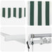 Cortina Retractabilă Verde 250 x 200 cm țesătură - WALTI WALTI