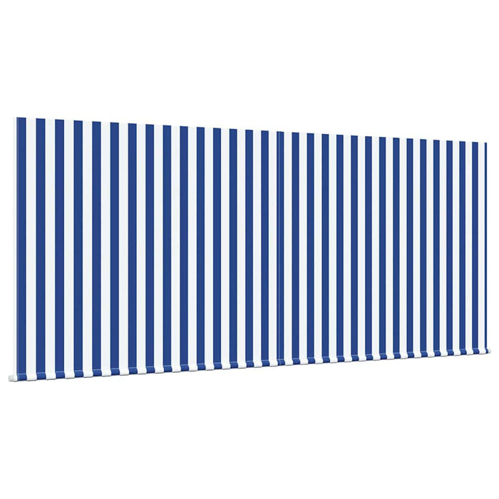 Cortina Retractabilă Manual Albastru și Alb 300 x 200 cm - WALTI WALTI