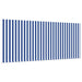 Cortina Retractabilă Manual Albastru și Alb 300 x 200 cm - WALTI WALTI