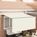 Cortina Retractabilă Crem 300 x 200 cm Poliester și Aluminiu - WALTI WALTI