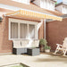 Cortina Retractabilă Manual Galben și alb 300 x 200 cm - WALTI WALTI