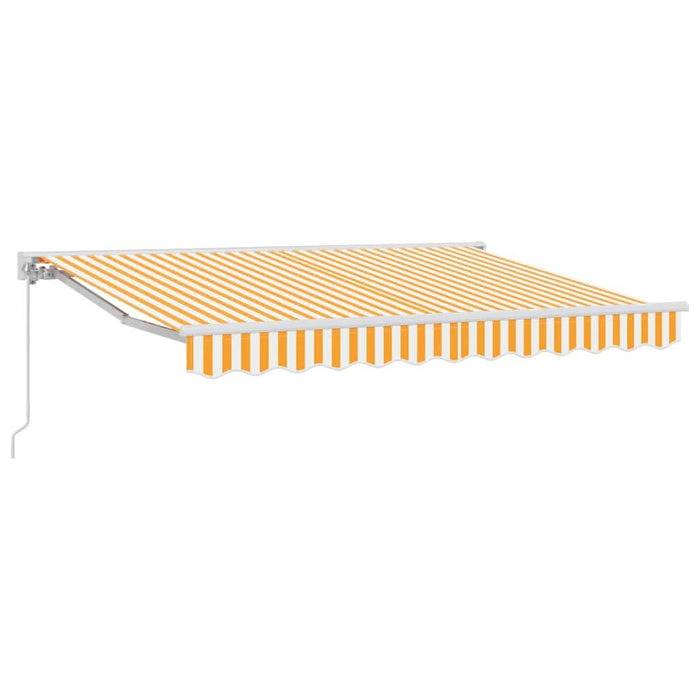 Cortina Retractabilă Manual Galben și alb 300 x 200 cm - WALTI WALTI
