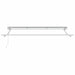 Cortina Retractabilă Manual Galben și alb 300 x 200 cm - WALTI WALTI