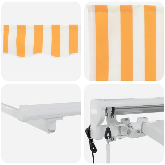 Cortina Retractabilă Galben și alb 300 x 200 cm - WALTI WALTI