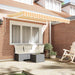 Cortina Retractabilă Manual Galben 300 x 200 cm țesătură - WALTI WALTI
