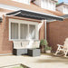 Cortina Retractabilă Antracit 300 x 200 cm Poliester și metal - WALTI WALTI