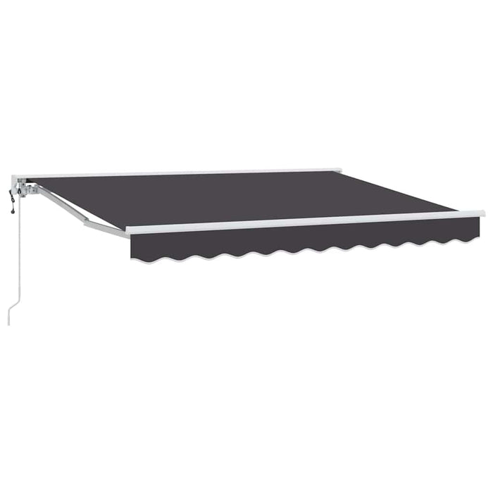 Cortina Retractabilă Antracit 300 x 200 cm Poliester și metal - WALTI WALTI