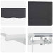 Cortina Retractabilă Manual Antracit 300 x 200 cm țesătură - WALTI WALTI