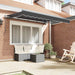 Cortina Retractabilă Manual Antracit 300 x 200 cm țesătură - WALTI WALTI