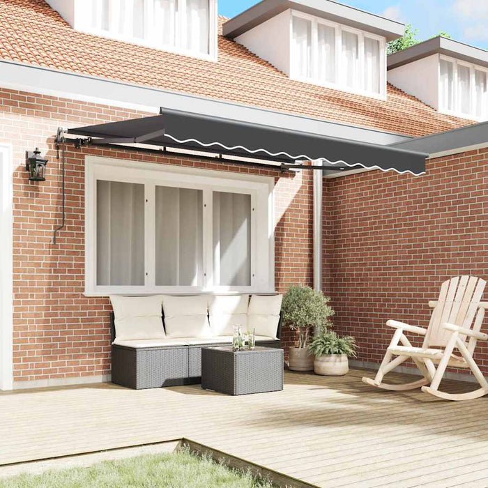 Cortina Retractabilă Antracit 300 x 200 cm țesătură - WALTI WALTI