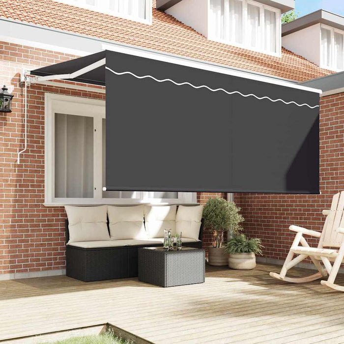 Copertină retractabilă Antracit 300 x 200 cm WALTI
