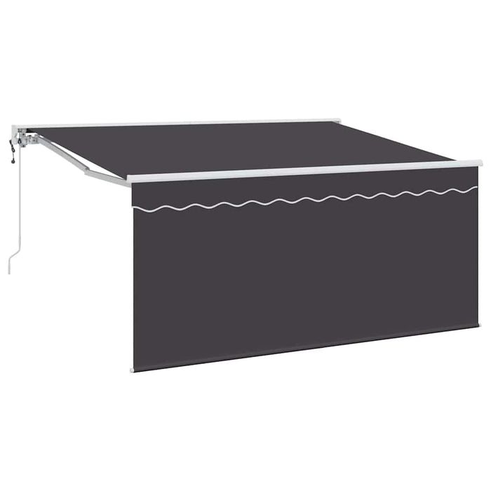 Copertină retractabilă Antracit 300 x 200 cm WALTI