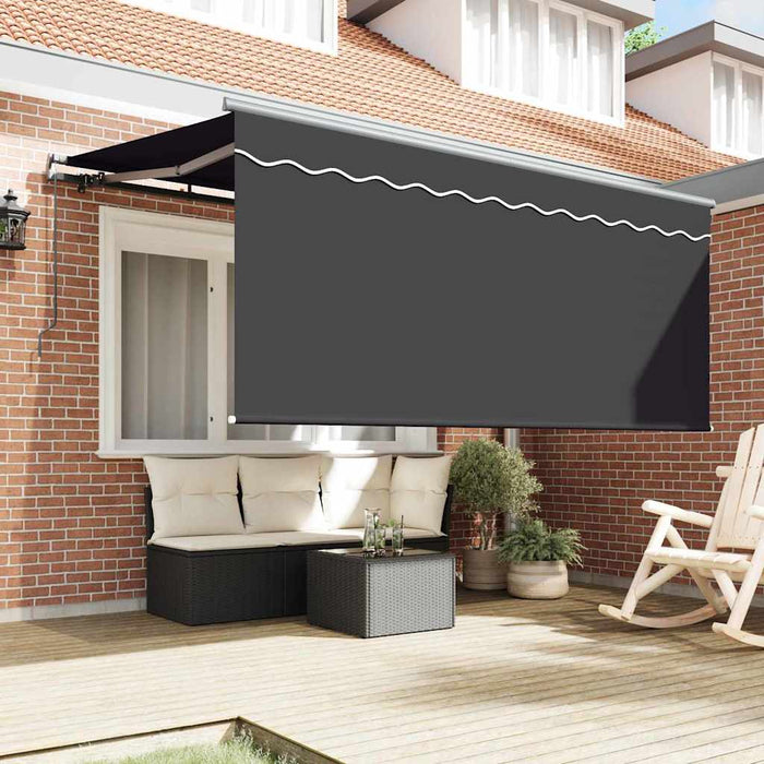 Cortina Retractabilă Dungi Antracit 300 x 200 cm țesătură - WALTI WALTI