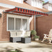 Cortina Retractabilă Manual Portocaliu 300 x 200 cm țesătură - WALTI WALTI